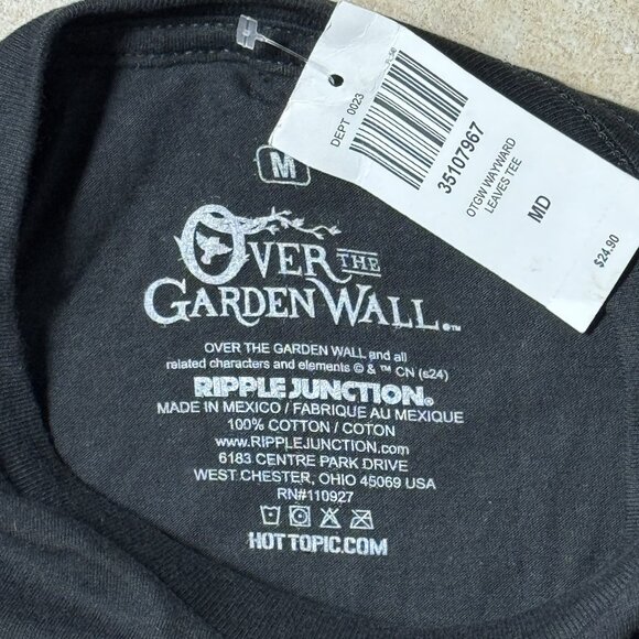 Over The Garden Wall Greg & Wirt Wayward Leaves T-Shirt MEDIUM New With Tags - Picture 6 of 6